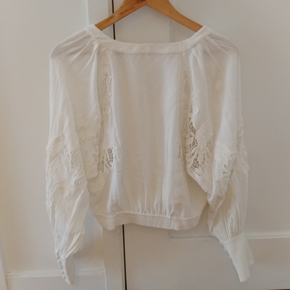 Free People Lace Blouse Tunics